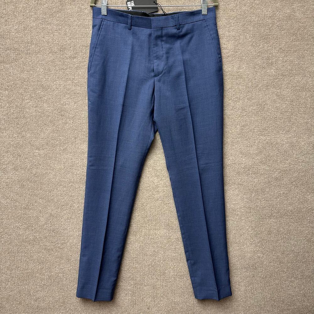 The Kooples Blue Slim Fit Wool Suit Pants Trousers Size FR 46 Men’s 31x31 NEW